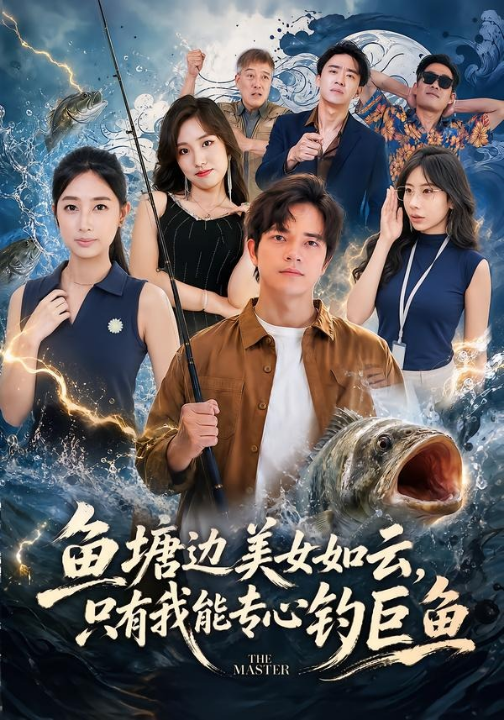 鱼塘边美女如云，只有我能专心钓巨鱼（70集）尤牧森＆飒飒