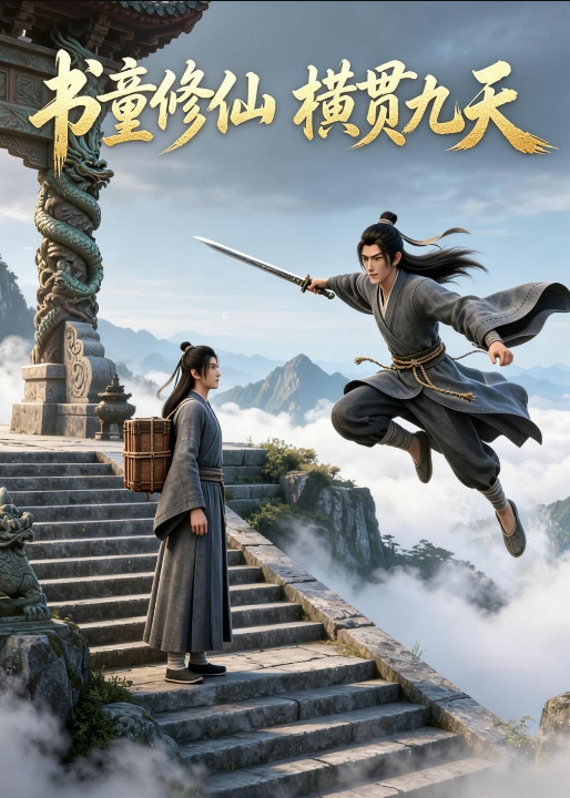 书童修仙，横贯九天（19集）Ai短剧