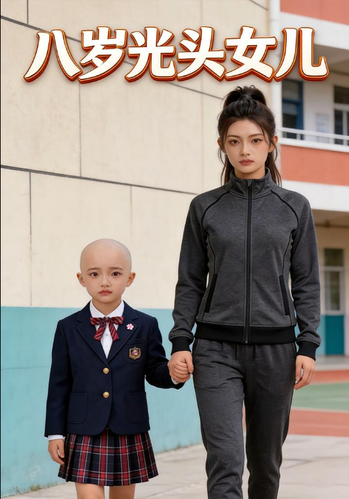 八岁光头女儿（21集）AI短剧