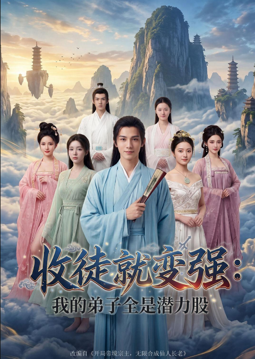 收徒就变强：我的弟子全是潜力股（80集）Ai短剧